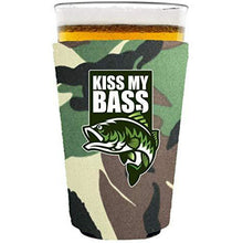 Load image into Gallery viewer, Kiss My Bass Neoprene Pint Glass Coolie
