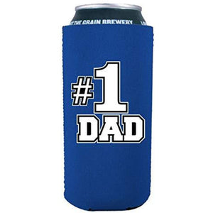#1 Dad 16 oz Can Coolie