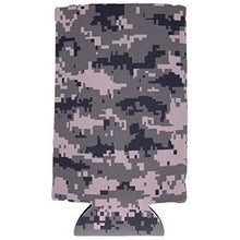 Load image into Gallery viewer, Digital Camo Pattern 16 oz Can Coolie
