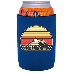 Retro Mountains Full Bottom Can Coolie