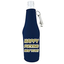 Load image into Gallery viewer, Merry Fucking Christmas and Happy Fucking New Year Beer Bottle Coolie Set
