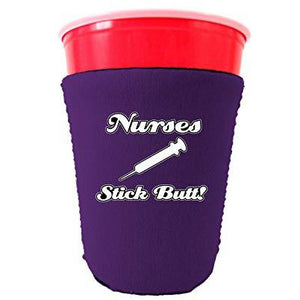 Nurses Stick Butt! Party Cup Coolie