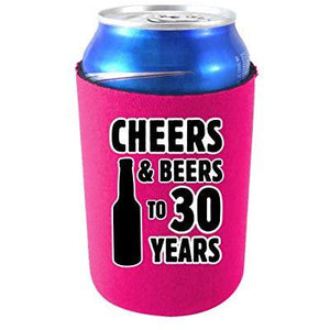 Cheers & Beers to 30 Years Can Coolie