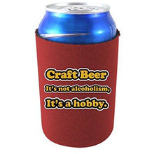 Load image into Gallery viewer, Craft Beer Alcoholism Can Coolie
