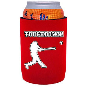 full bottom can koozie with touchdown design
