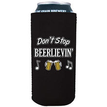 Load image into Gallery viewer, 16 oz can koozie with dont stop believing design

