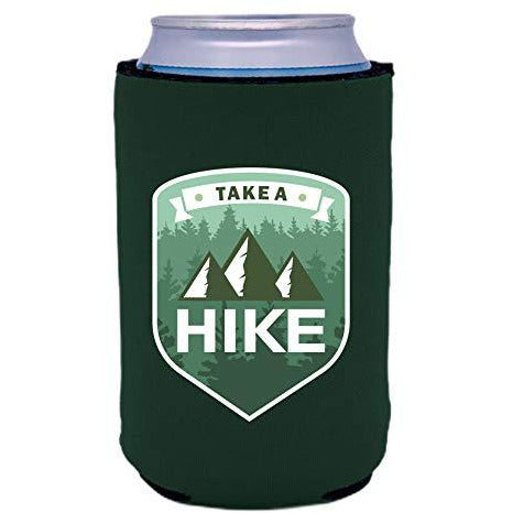 dark green can koozie with 