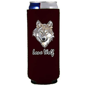 Lone Wolf Slim 12 oz Can Coolie