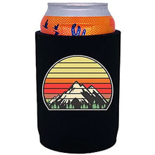 Load image into Gallery viewer, Retro Mountains Full Bottom Can Coolie
