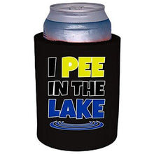 Load image into Gallery viewer, I Pee In The Lake Thick Foam &quot;Old School&quot; Can Coolie
