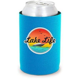 Lake Life Full Bottom Can Coolie