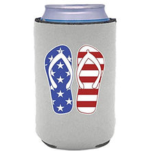 Load image into Gallery viewer, Stars and Stripes Flip Flop Can Coolie
