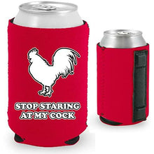 Load image into Gallery viewer, Stop Staring At My Cock Magnetic Can Coolie
