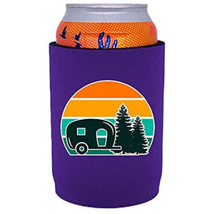 Retro Camper Full Bottom Can Coolie