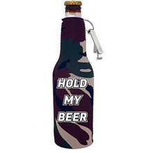 Load image into Gallery viewer, Hold My Beer Bottle Coolie with Opener
