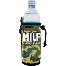 Load image into Gallery viewer, MILF Man I Love Fishing Water Bottle Coolie
