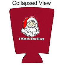 Load image into Gallery viewer, I Watch You Sleep Santa Pint Glass Coolie
