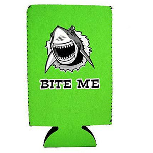 Bite Me Shark 16 oz Can Coolie