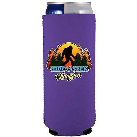Bigfoot Hide & Seek Champion 12 oz Slim Can Coolie