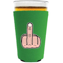 Load image into Gallery viewer, Middle Finger Pint Glass Coolie
