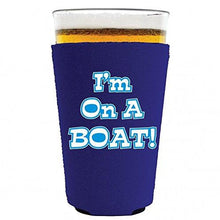 Load image into Gallery viewer, I&#39;m On A Boat Pint Glass Coolie
