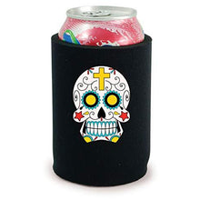 Load image into Gallery viewer, Sugar Skull Full Bottom Can Coolie
