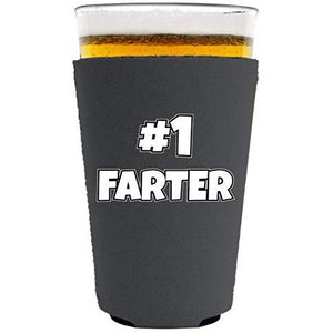 #1 Farter Pint Glass Coolie