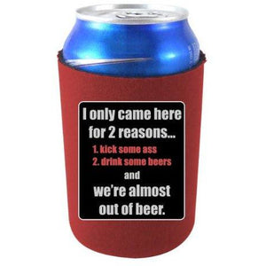 can koozie with for 2 reasons design