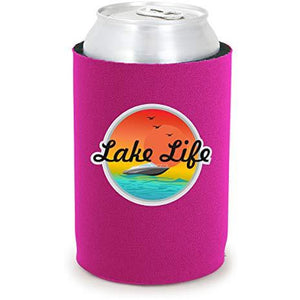Lake Life Full Bottom Can Coolie