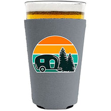 Load image into Gallery viewer, Retro Camper Pint Glass Coolie
