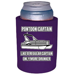 Pontoon Captain Thick Foam "Old School" Can Coolie