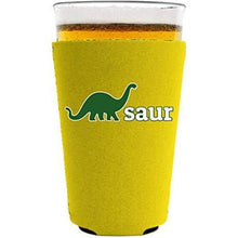 Load image into Gallery viewer, Dino-Saur Pint Glass Coolie
