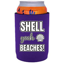 Load image into Gallery viewer, Shell Yeah Beaches Full Bottom Can Coolie
