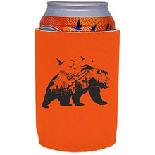 Load image into Gallery viewer, Mountain Bear Full Bottom Can Coolie
