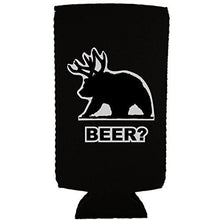 Load image into Gallery viewer, Beer Bear Slim Can Coolie
