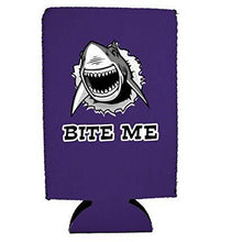 Load image into Gallery viewer, Bite Me Shark 16 oz Can Coolie
