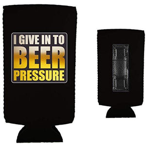 Beer Pressure Slim Magnetic Can Coolie