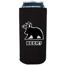 Load image into Gallery viewer, 16oz can koozie with beer bear funny design
