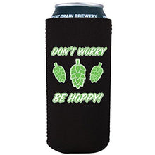 Load image into Gallery viewer, 16 oz can with dont worry be hoppy design
