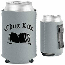 Load image into Gallery viewer, 12 oz magnetic can koozie with chug life design 
