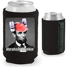 Load image into Gallery viewer, Abraham Drinkin&#39; Magnetic Can Coolie
