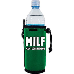 MILF Man I Love Fishing Water Bottle Coolie