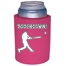 Load image into Gallery viewer, Touchdown Baseball Thick Foam&quot;Old School&quot; Can Coolie
