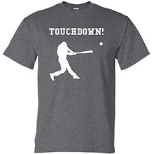 Load image into Gallery viewer, Coolie Junction Touchdown Baseball Funny T Shirt
