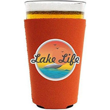 Load image into Gallery viewer, Lake Life Pint Glass Coolie
