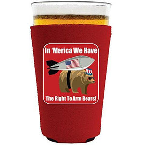 Right to Arm Bears Pint Glass Coolie