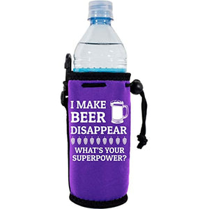 I Make Beer Disappear Water Bottle Coolie