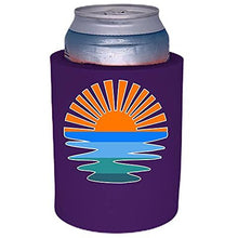 Load image into Gallery viewer, Retro Sunset Thick Foam Can Coolie
