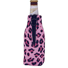Load image into Gallery viewer, Leopard Print Beer Bottle Coolie
