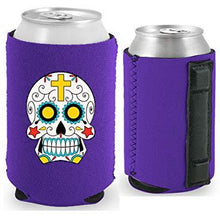 Load image into Gallery viewer, Sugar Skull Magnetic Can Coolie
